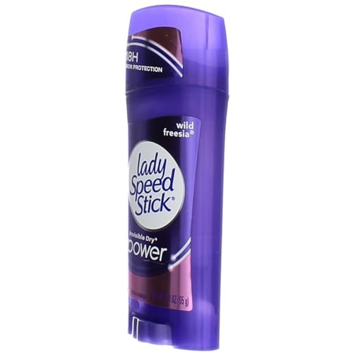 Lady Speed Stick Invisible Dry Power Antiperspirant/Deodorant, Wild Freesia, 2.3 Ounce (Pack of 6)