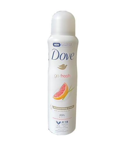 Dove Anti-Perspirant Deodorant Spray, Cucumber & Green Tea, Dry 48 Hour Protection 150 Ml (Pack of 6)