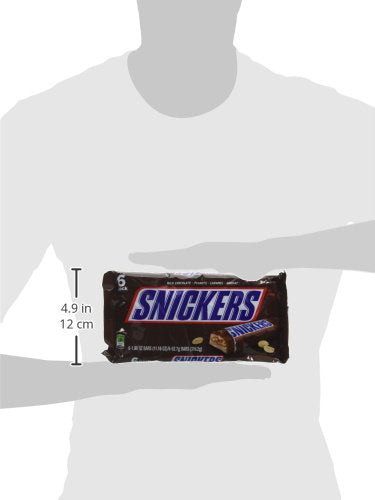 SNICKERS Full Size Bulk Milk Chocolate Candy Bars, 1.86 oz Bar, 48 ct Box