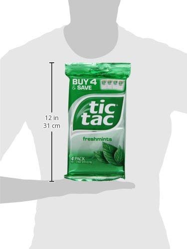 Tic Tac Orange Flavored Mints, Bulk 12 Pack, On-The-Go Refreshment, 1 Oz Each