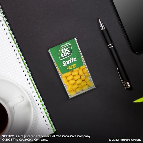 Tic Tac Orange Flavored Mints, Bulk 12 Pack, On-The-Go Refreshment, 1 Oz Each