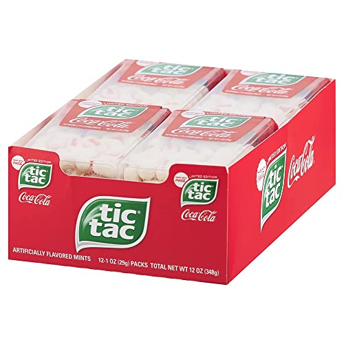 Tic Tac Orange Flavored Mints, Bulk 12 Pack, On-The-Go Refreshment, 1 Oz Each