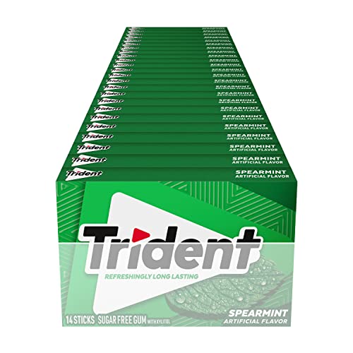 Trident Original Flavor Sugar Free Gum, 14 Pieces (Pack of 24) (336 Total Pieces)