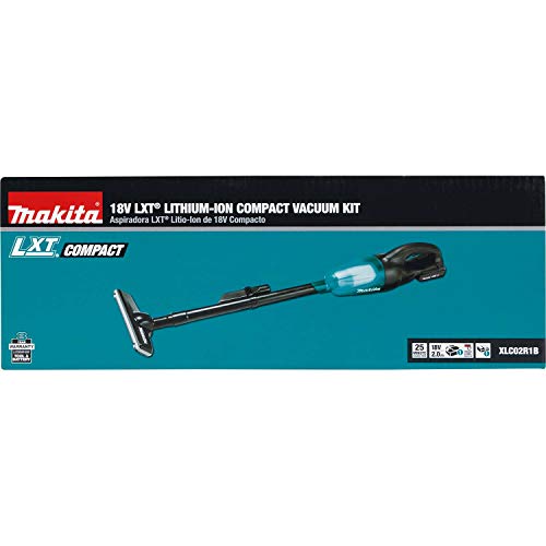 Makita XLC02ZB 18V LXT Lithium-Ion Cordless Vacuum, Tool Only