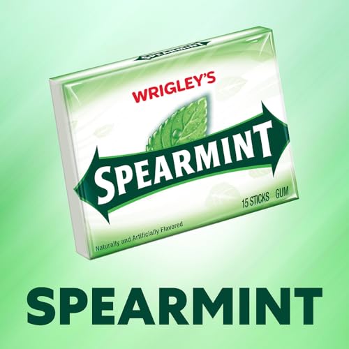 WRIGLEY'S SPEARMINT Chewing Gum Bulk Pack, 15 Stick (Pack of 10)