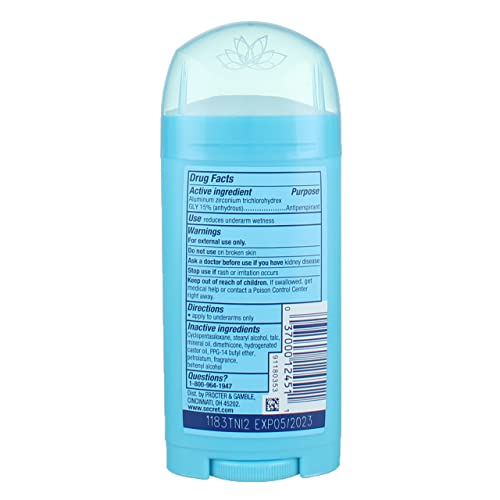 Secret Anti-Perspirant Deodorant Wide Solid Powder Fresh, 1.7 Ounce (Pack of 3)