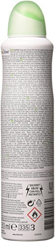 Dove Anti-Perspirant Deodorant Spray, Cucumber & Green Tea, Dry 48 Hour Protection 150 Ml (Pack of 6)
