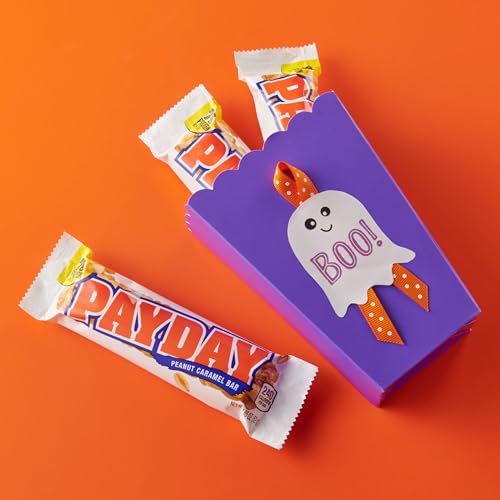 PAYDAY Peanut Caramel, Halloween Candy Bars, 1.85 oz (24 Count)