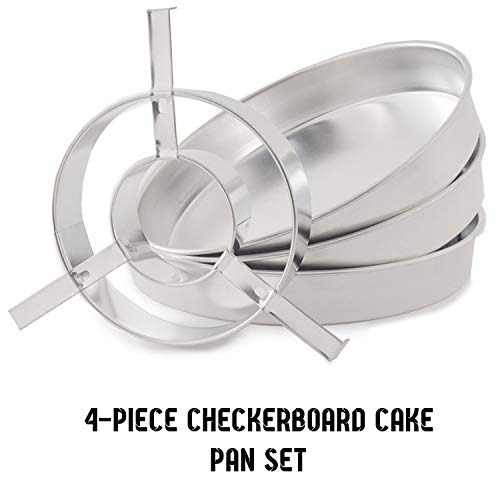 Norpro 4-piece Checkerboard Cake Pan Set
