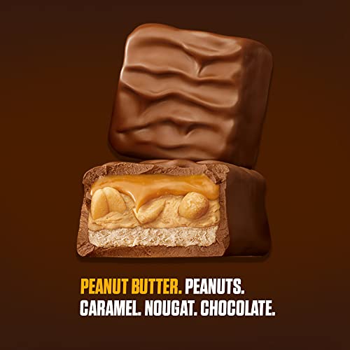 SNICKERS Full Size Bulk Milk Chocolate Candy Bars, 1.86 oz Bar, 48 ct Box