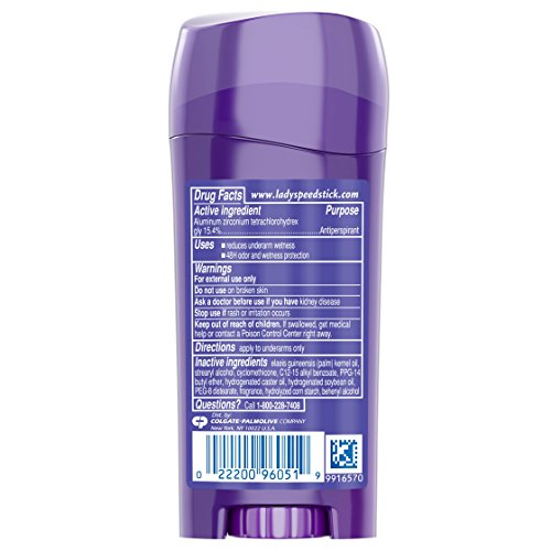 Lady Speed Stick Invisible Dry Power Antiperspirant/Deodorant, Wild Freesia, 2.3 Ounce (Pack of 6)