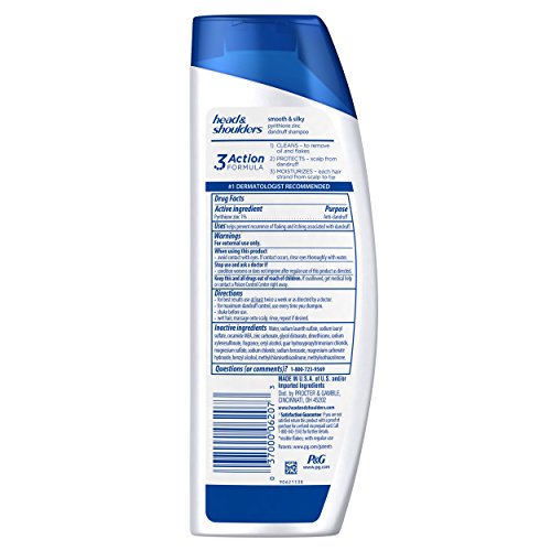 Head & Shoulders Smooth & Silky Anti-Dandruff Shampoo 13.5 Fl Oz