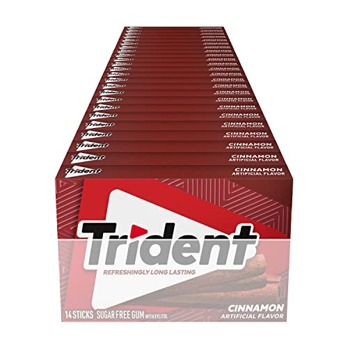 Trident Original Flavor Sugar Free Gum, 14 Pieces (Pack of 24) (336 Total Pieces)