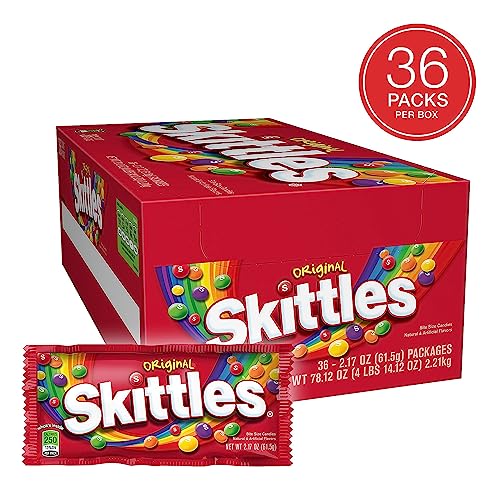 SKITTLES Original Candy 2.17-Ounce 36 Individual Packs