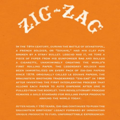 ZIG-ZAG Rolling Papers French Orange 1 1/4 (6 Booklets)