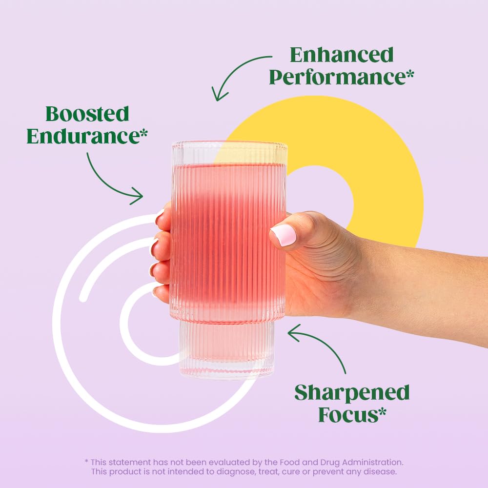Bloom Nutrition High Energy Pre Workout with Beta Alanine, Ginseng and L Tyrosine for Amino Energy, Natural Caffeine Powder from Green Tea Extract, Keto, Sugar Free Drink Mix, Raspberry Lemonade