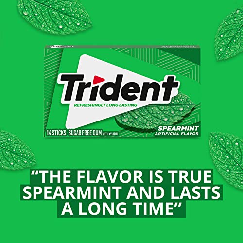 Trident Original Flavor Sugar Free Gum, 14 Pieces (Pack of 24) (336 Total Pieces)