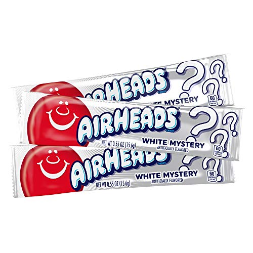 Airheads Candy, Watermelon Flavor, Individually Wrapped Full Size Bars, Taffy, Non Melting, Party, Pack of 36 Bars