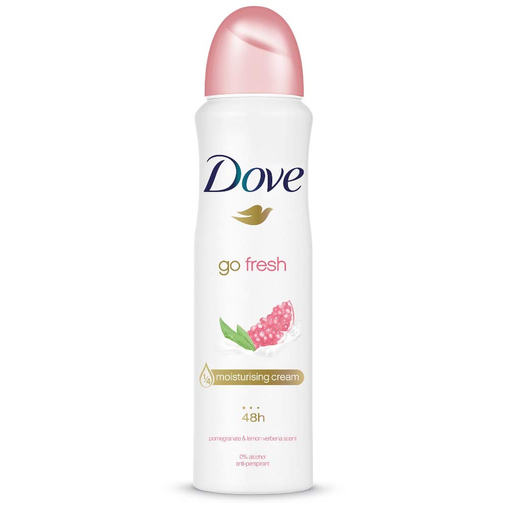 Dove Anti-Perspirant Deodorant Spray, Cucumber & Green Tea, Dry 48 Hour Protection 150 Ml (Pack of 6)