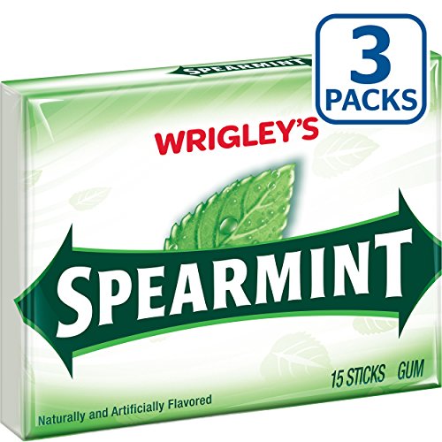 WRIGLEY'S SPEARMINT Chewing Gum Bulk Pack, 15 Stick (Pack of 10)