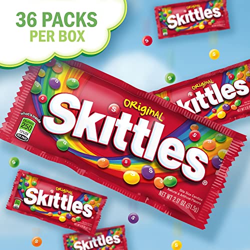 SKITTLES Original Candy 2.17-Ounce 36 Individual Packs