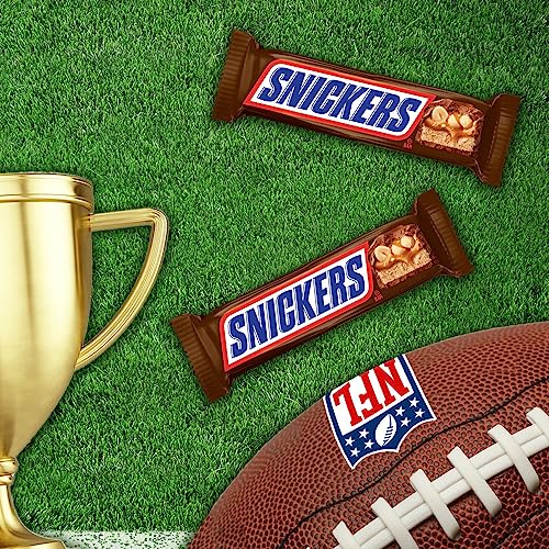 SNICKERS Full Size Bulk Milk Chocolate Candy Bars, 1.86 oz Bar, 48 ct Box