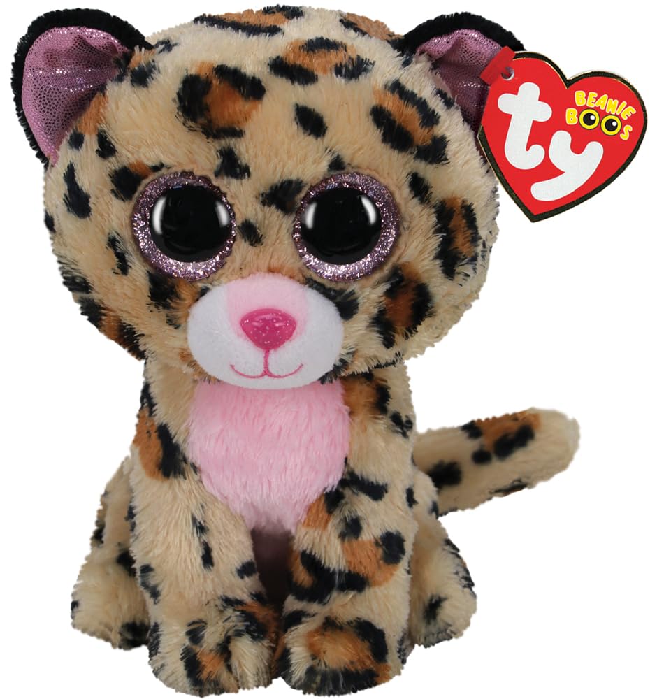 TY 2007516 Fiona Cat Beanie Boo Pink Stuffed Animal, Multicoloured, 3.1 x 2.75 x 5.51 Centimeters