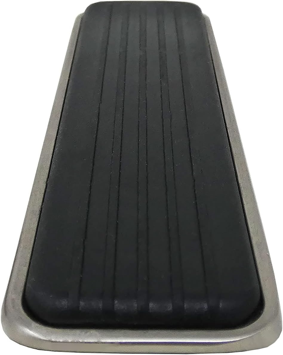 Shepherd Hardware 3314 Designer Satin Nickel Door Wedge with Non-Skid Rubber Base Grip