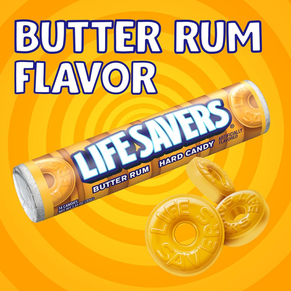 LIFE SAVERS 5 Flavors Hard Candy Rolls, 1.14 Ounce - 10 Count (Pack of 2)