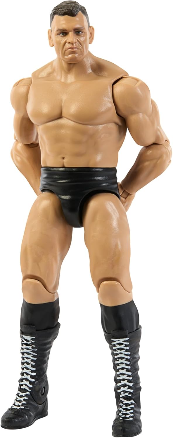 Mattel WWE Action Figure, 6-inch Collectible Gunther with 10 Articulation Points & Life-Like Look