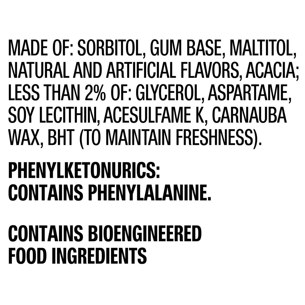 ECLIPSE Winterfrost Sugar Free Chewing Gum Bulk Pack, 18 Piece (Pack of 8)