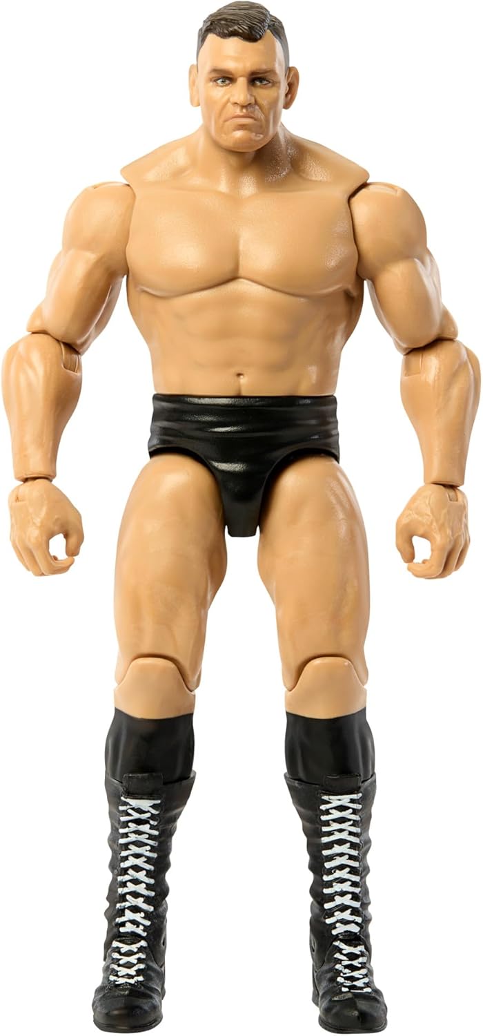 Mattel WWE Action Figure, 6-inch Collectible Gunther with 10 Articulation Points & Life-Like Look