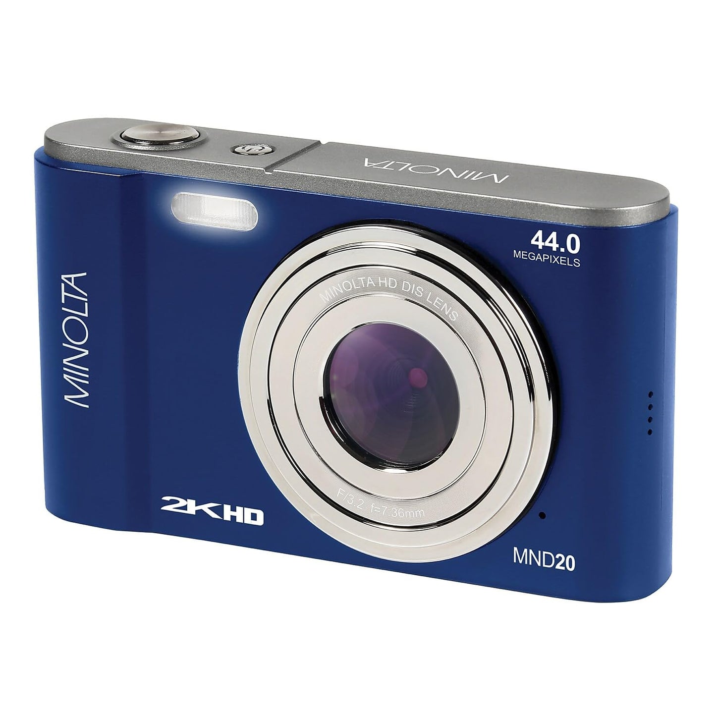 Minolta MND20 44 MP / 2.7K Ultra HD Digital Camera (Black)
