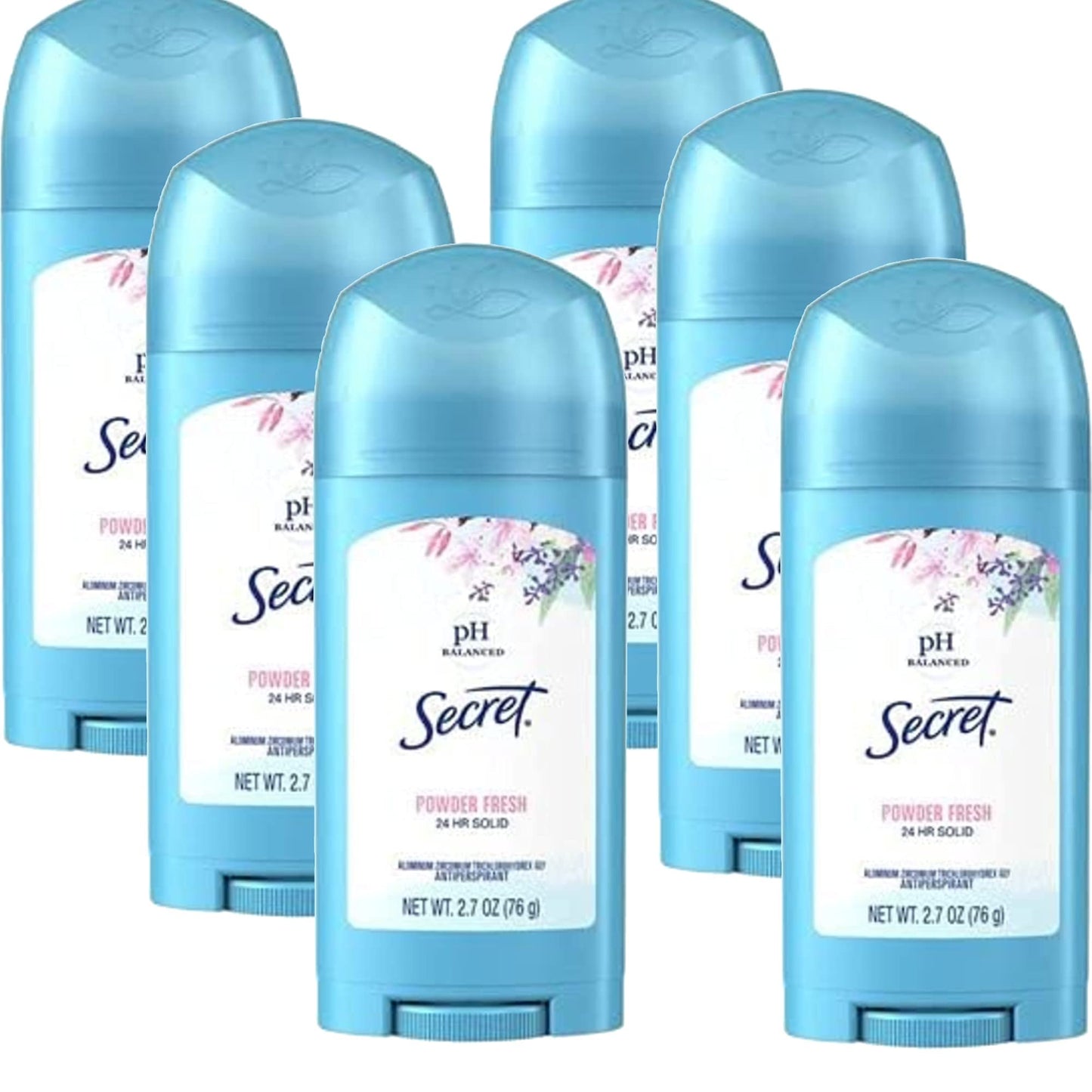 Secret Anti-Perspirant Deodorant Wide Solid Powder Fresh, 1.7 Ounce (Pack of 3)