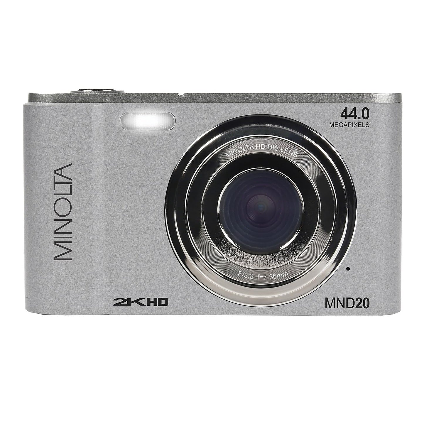 Minolta MND20 44 MP / 2.7K Ultra HD Digital Camera (Black)