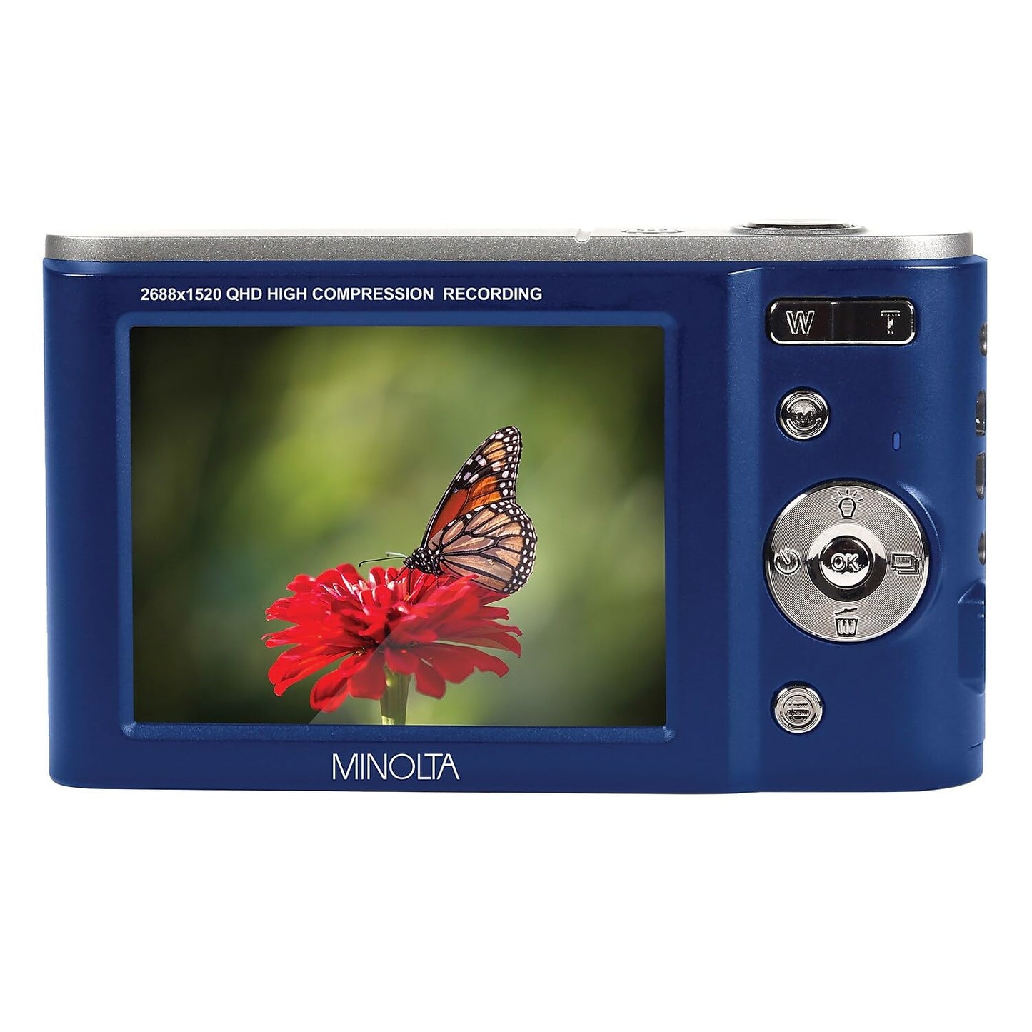Minolta MND20 44 MP / 2.7K Ultra HD Digital Camera (Black)