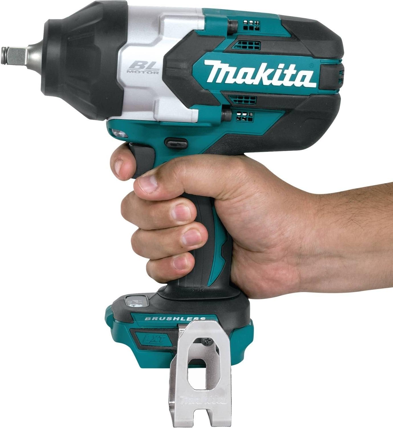 Makita XWT08Z 18V LXT® Lithium-Ion Brushless Cordless High-Torque 1/2" Sq. Drive Impact Wrench, Tool Only