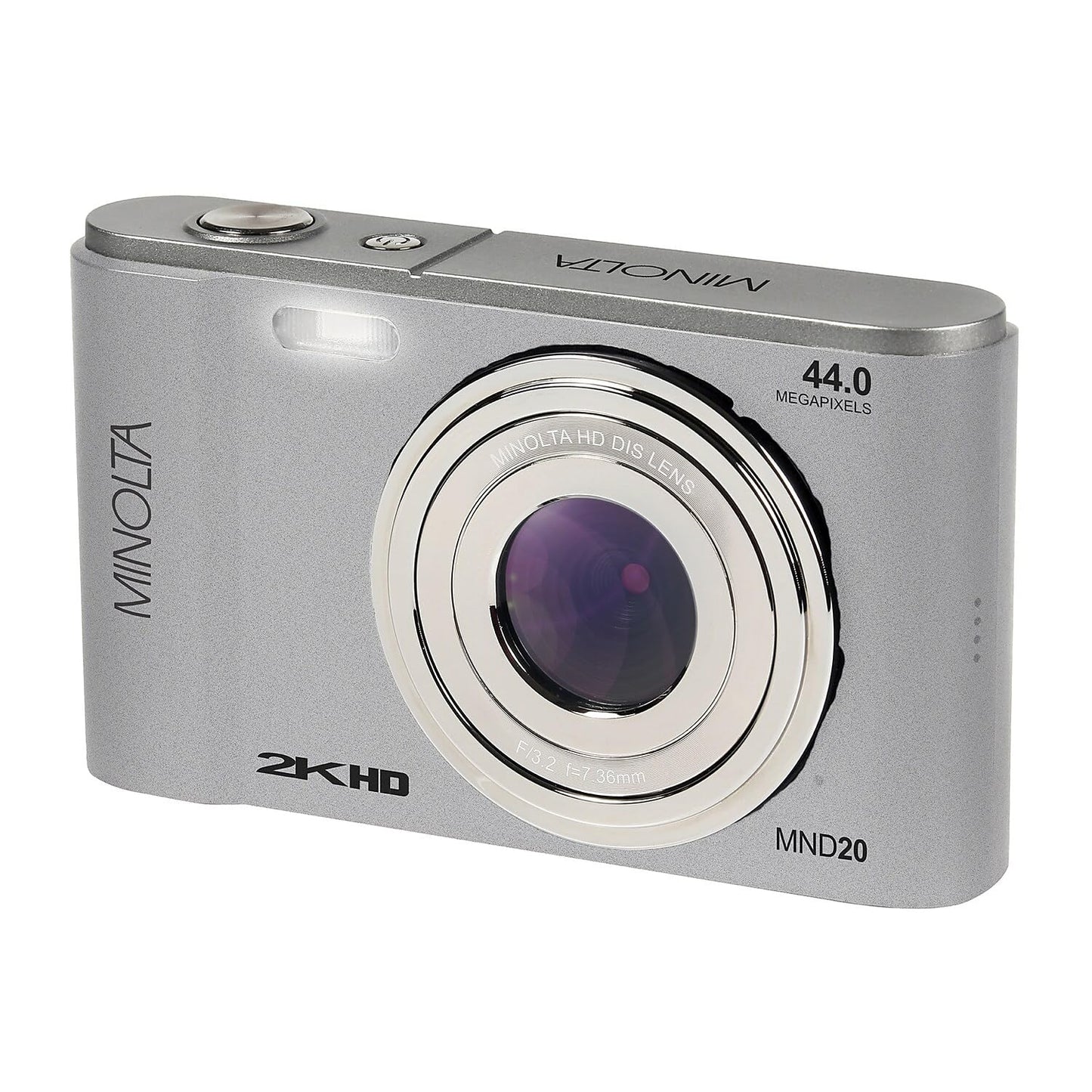 Minolta MND20 44 MP / 2.7K Ultra HD Digital Camera (Black)