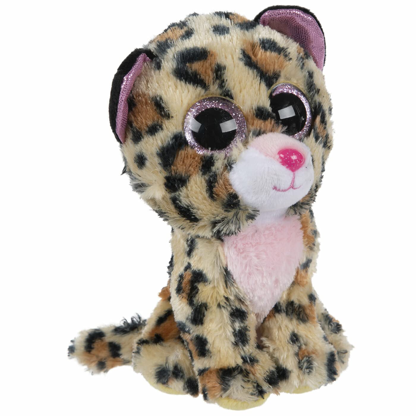 TY 2007516 Fiona Cat Beanie Boo Pink Stuffed Animal, Multicoloured, 3.1 x 2.75 x 5.51 Centimeters