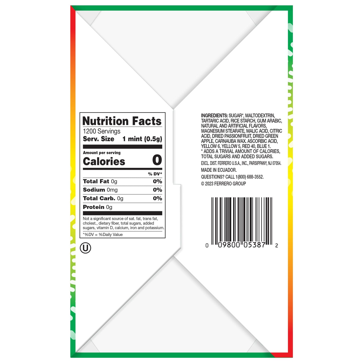 Tic Tac, Fruit Adventure Mints, Bulk 12 Pack, On-The-Go Refreshment, 1 Oz Each