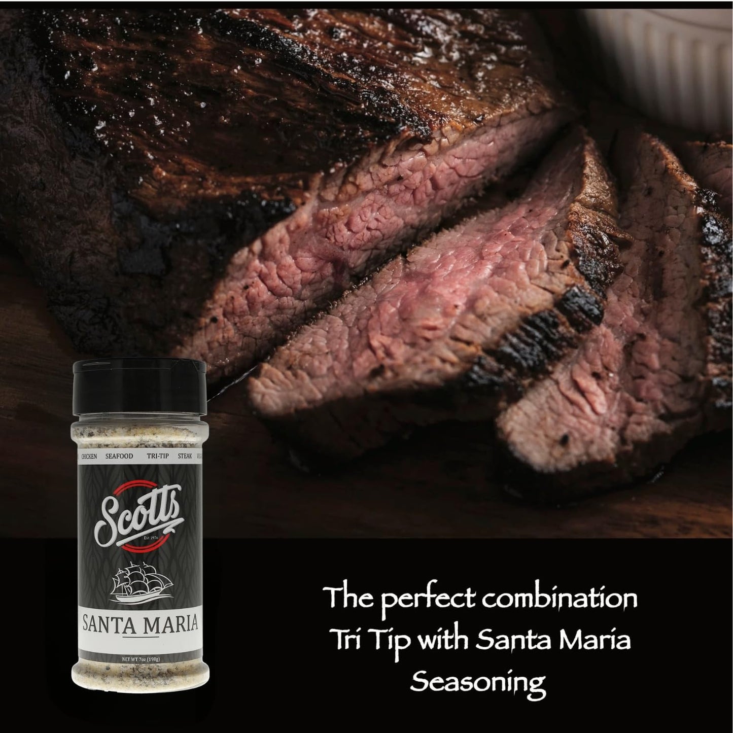 Scott's, Santa Maria Style Seasoning, 7 oz.