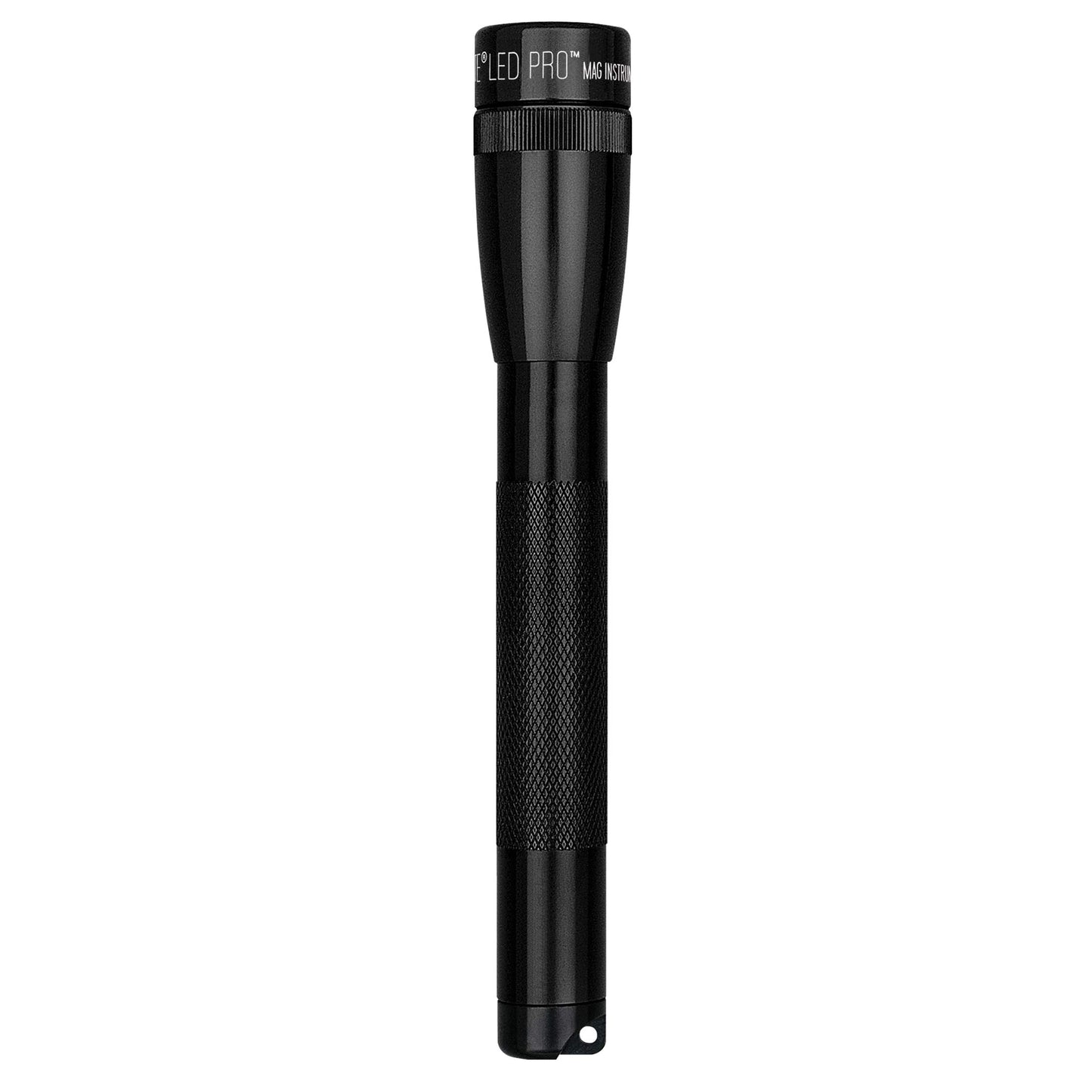 MagLite Mini LED PRO Flashlight - Ultra Bright 332 Lumens, Adjustable Beam, Water-Resistant IPX4, Shock Resistant, 2 Power Modes, Includes 2 AA Premium Alkaline Batteries - (Holster Pack, Black)