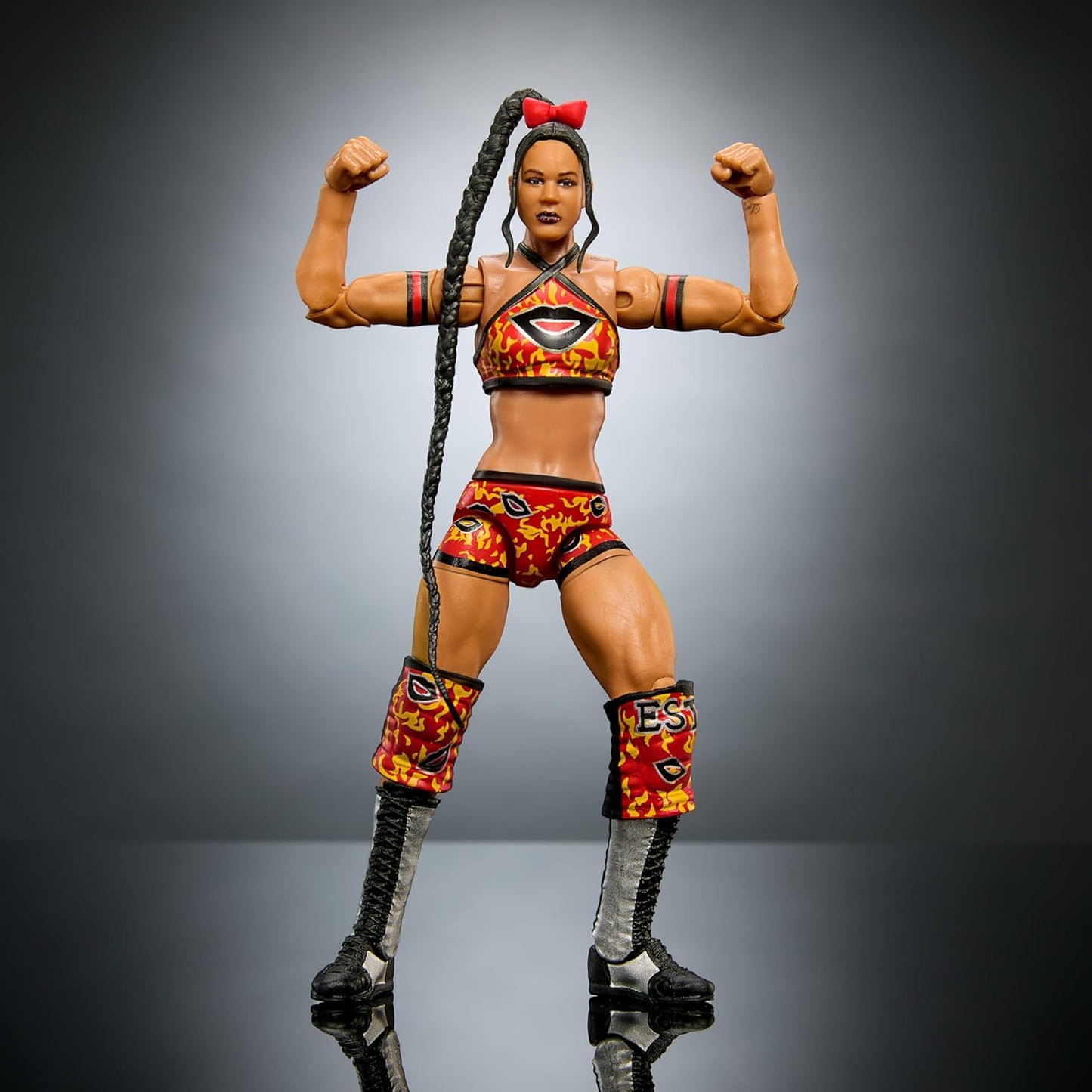 Mattel WWE Ultimate Edition Action Figure & Accessories, 6-inch Bianca Belair Collectible Set, Swappable Heads & Hands, Entrance Gear & 30 Articulation Points