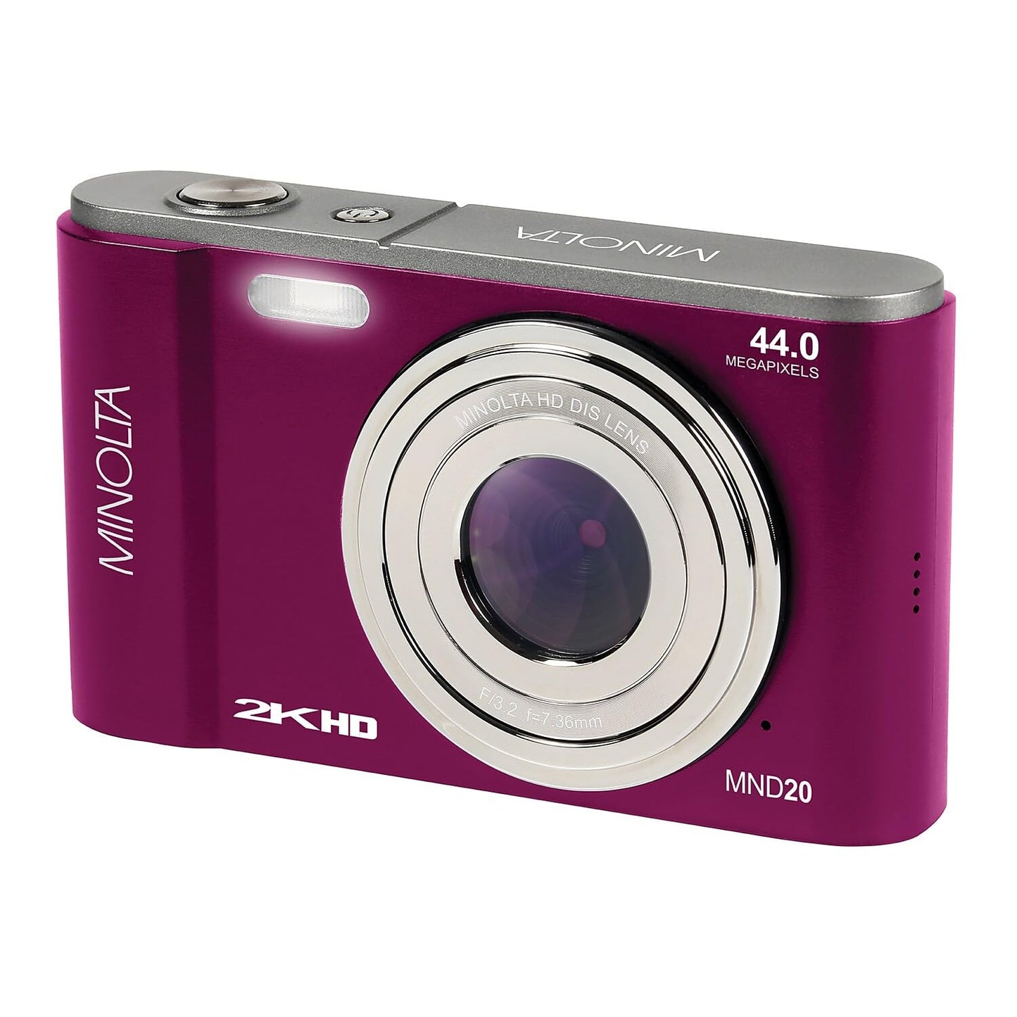 Minolta MND20 44 MP / 2.7K Ultra HD Digital Camera (Black)