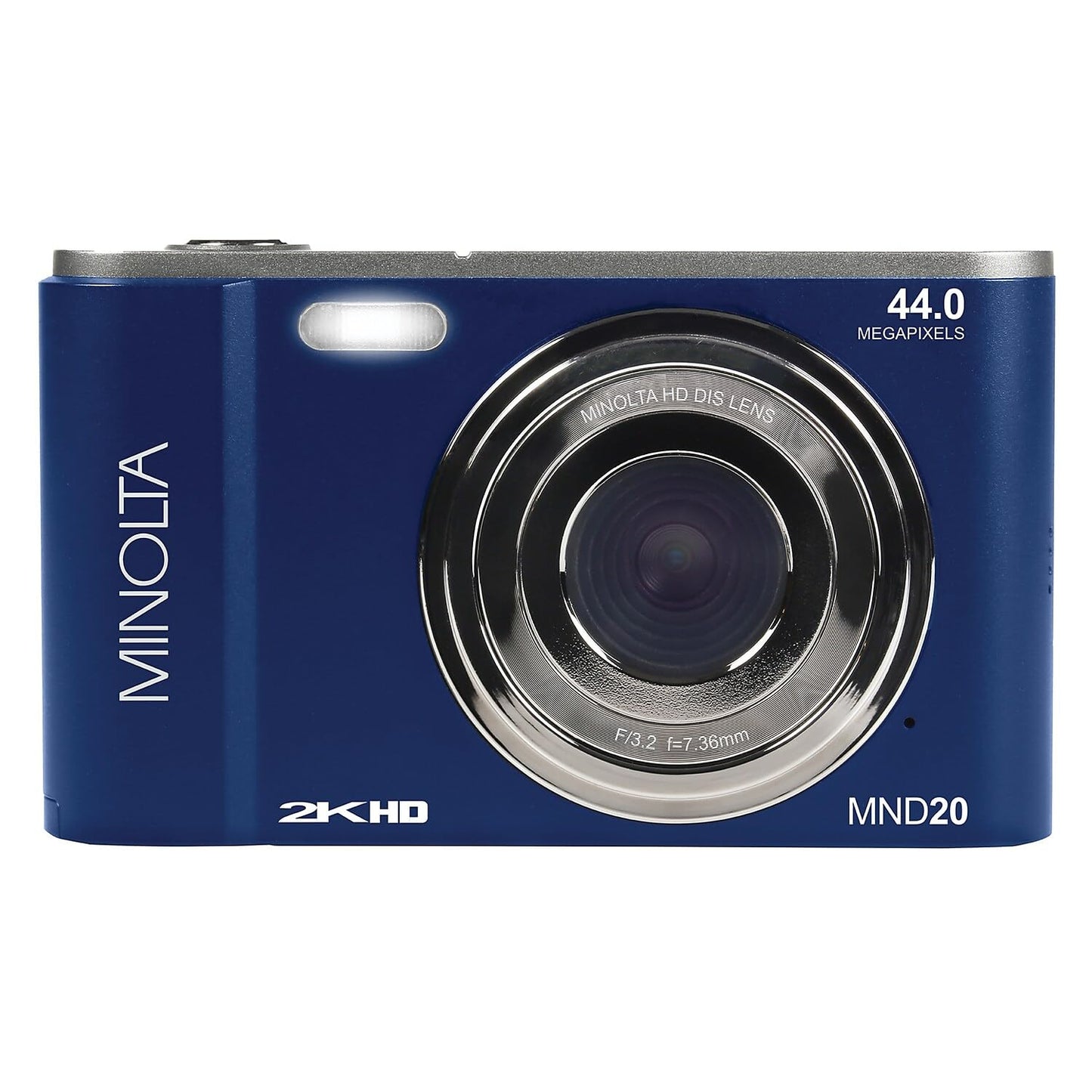 Minolta MND20 44 MP / 2.7K Ultra HD Digital Camera (Black)