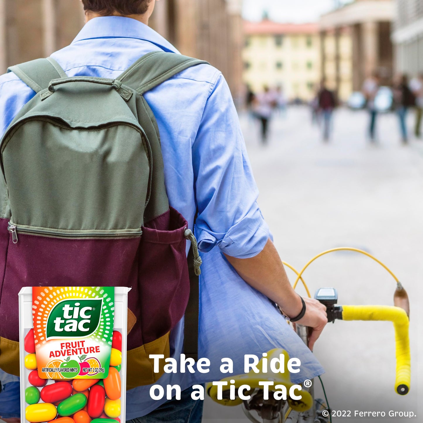 Tic Tac, Fruit Adventure Mints, Bulk 12 Pack, On-The-Go Refreshment, 1 Oz Each