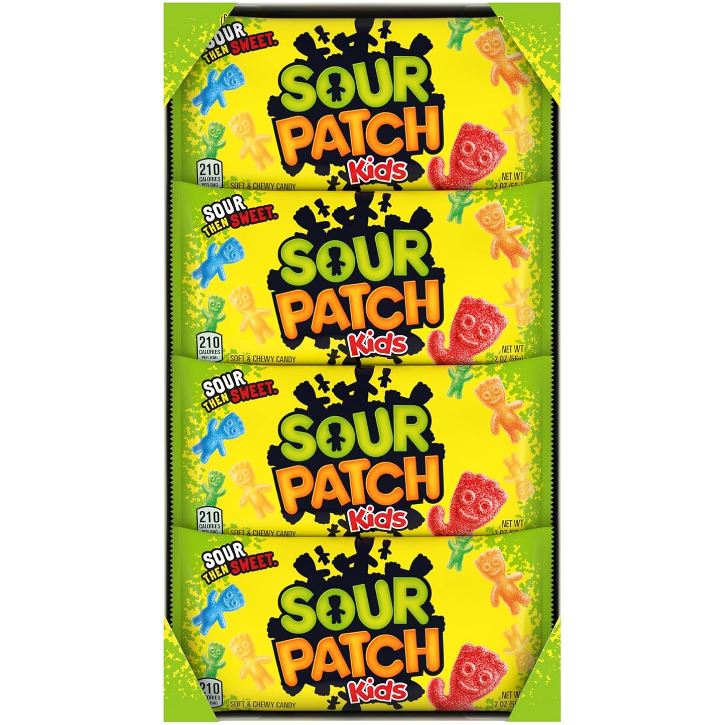 SOUR PATCH KIDS Soft & Chewy Candy, Halloween Candy, 24 - 2 oz Bags