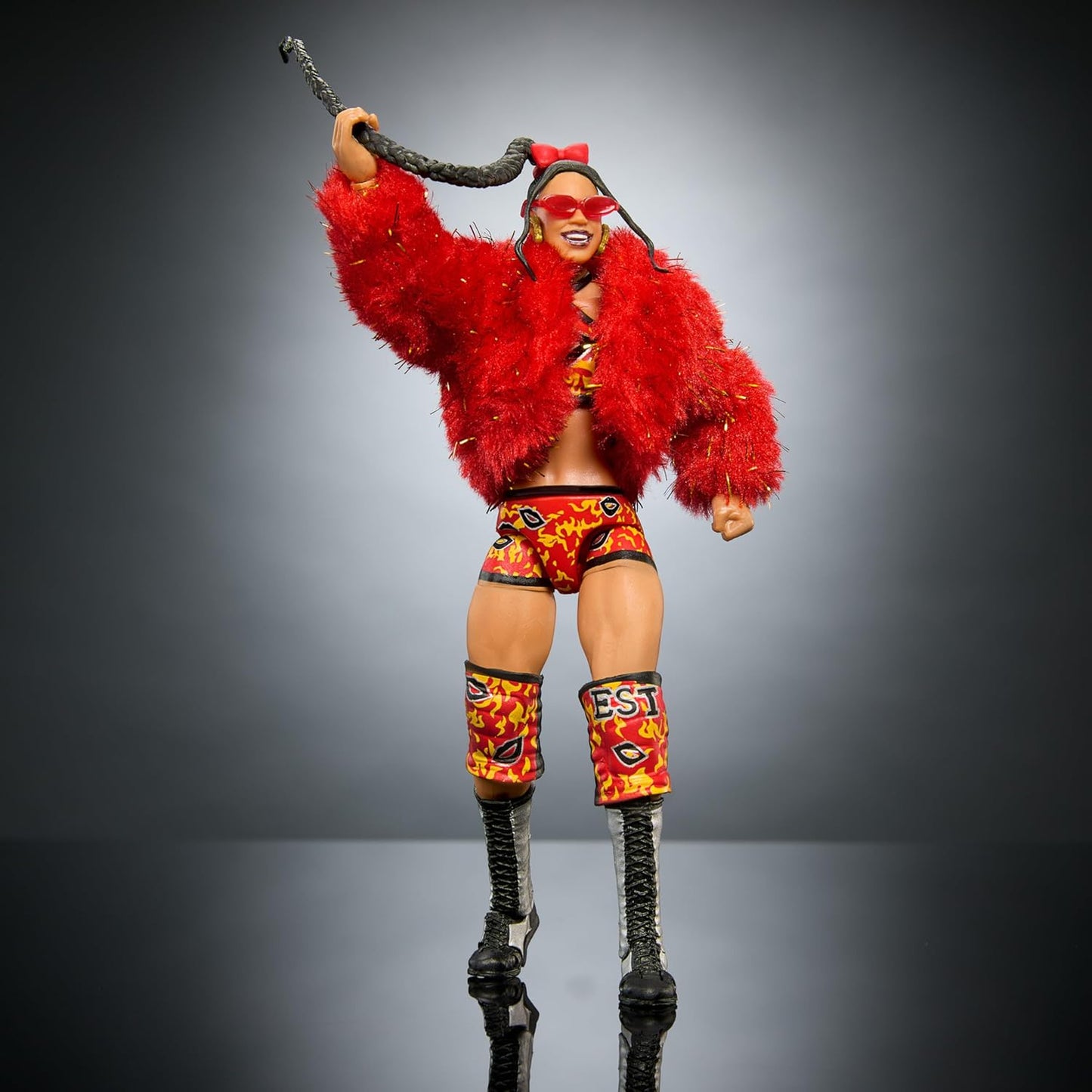 Mattel WWE Ultimate Edition Action Figure & Accessories, 6-inch Bianca Belair Collectible Set, Swappable Heads & Hands, Entrance Gear & 30 Articulation Points