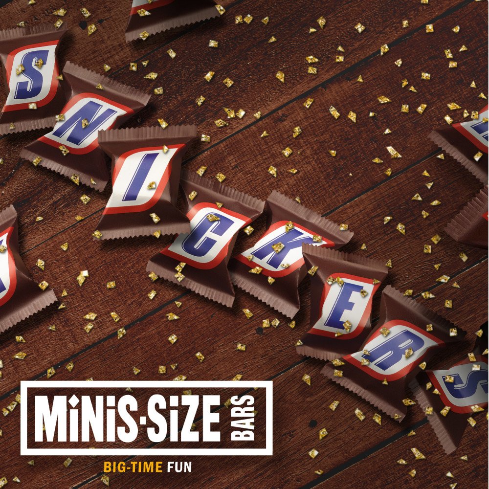 SNICKERS Full Size Bulk Milk Chocolate Candy Bars, 1.86 oz Bar, 48 ct Box