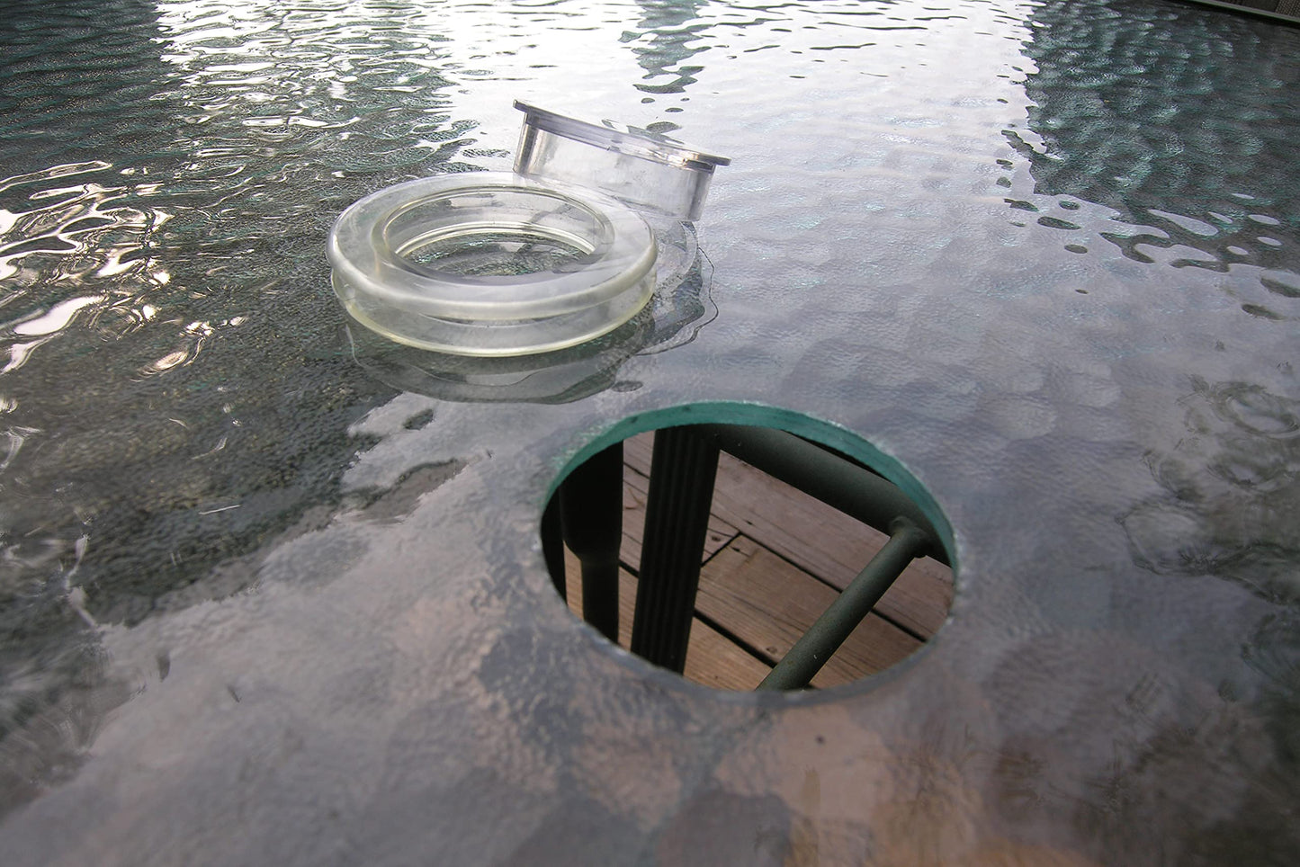 Shepherd Hardware 8530E Umbrella Ring, Transparent